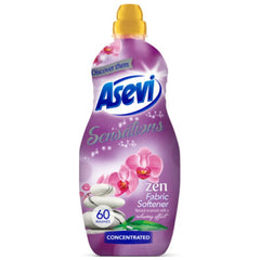 10 x Asevi Fabric Softener Concentrated Zen 60 Washes 1.32L
