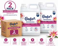 2 x Comfort Professional Sensorial Concentrate Tropical Lily Fabric Conditioner 4.8L 240 Washes