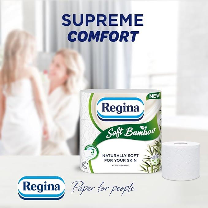 45 Rolls Regina Bamboo Toilet Rolls (9 Rolls x 5)