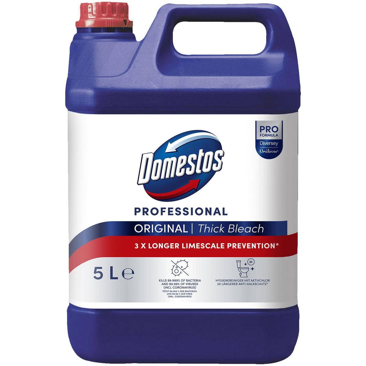 2 x Domestos Professional 5 Litre Bleach Original (£3.99 each)
