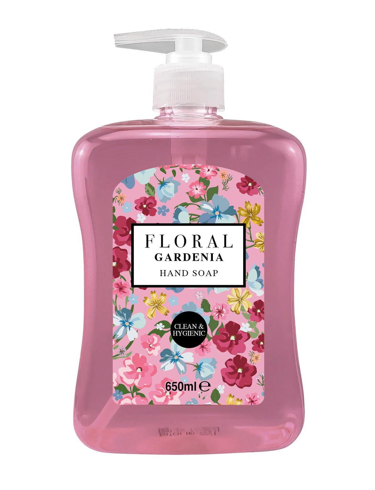  12 x Floral Hand Soap 650ml - Gardenia - Premium Quality Tissue Online - Product Image