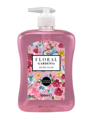  12 x Floral Hand Soap 650ml - Gardenia - Premium Quality Tissue Online - Product Image