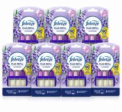 7 x Febreze Ambi Pur 3Volution Lavender Plug-In Air Freshener Refill 20ml – Long-Lasting Freshness