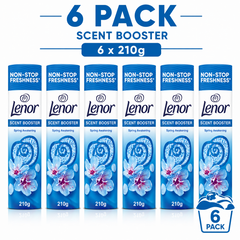 6 x Lenor In-Wash Scent Booster Spring Awakening 210g – Fresh Laundry Fragrance Beads