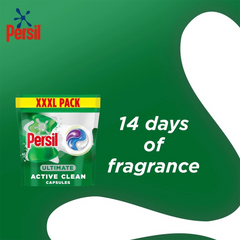 3 x Persil Ultimate Washing Capsules Active Clean Stain Removal 54 Washes (162 Wash)