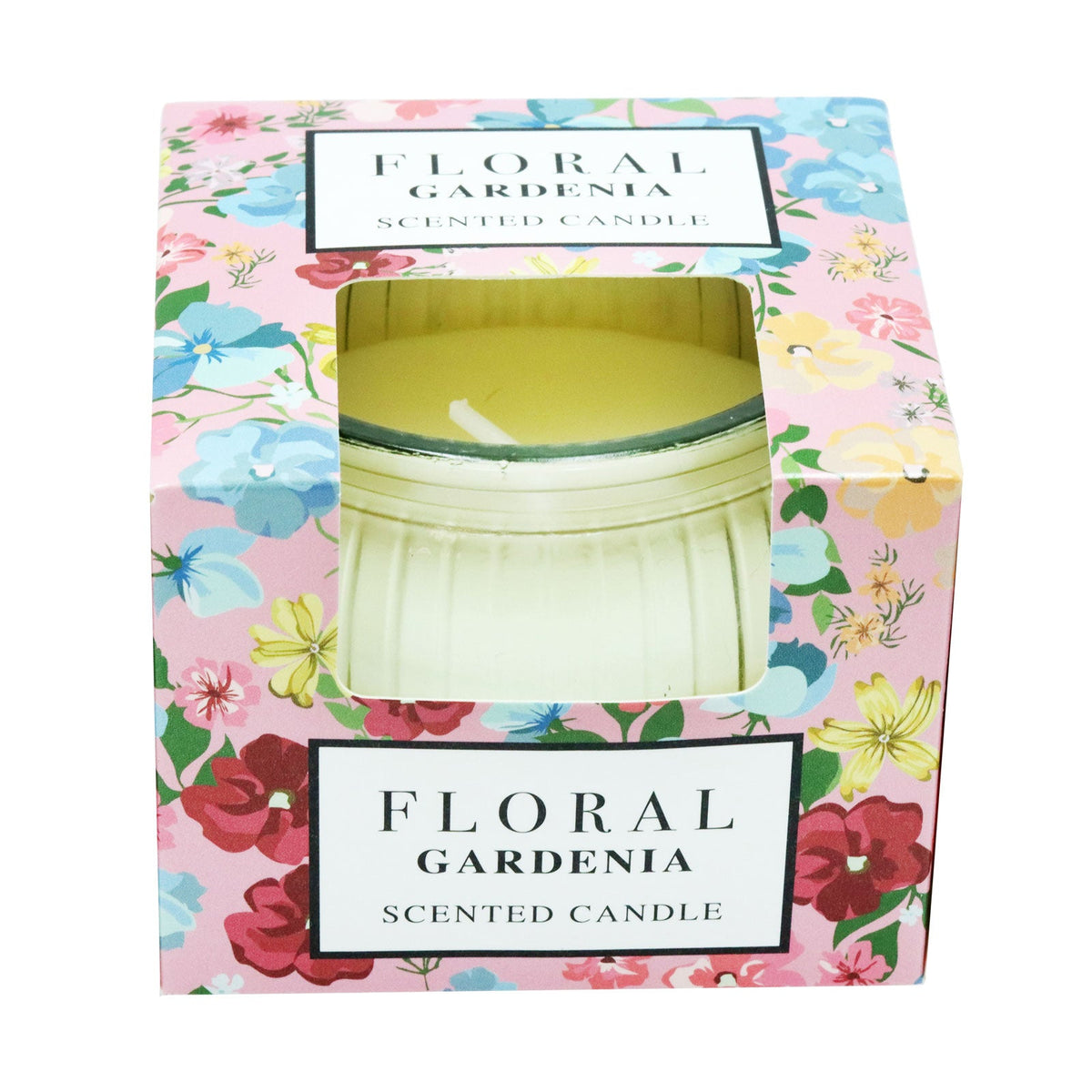  Floral Boxed Candle Gardenia 3oz x 8 - Premium Quality Tissue Online - Product Image