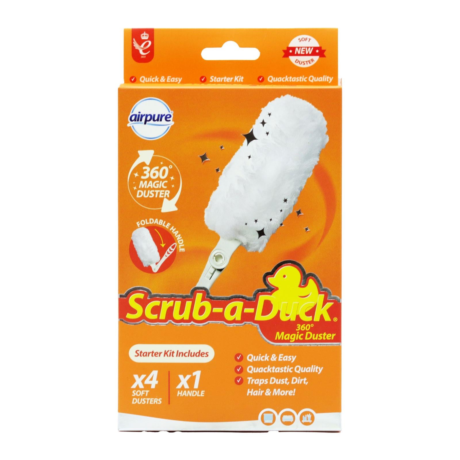 12 X AIRPURE SCRUB A DUCK 360 MAGIC DUSTER 4PK