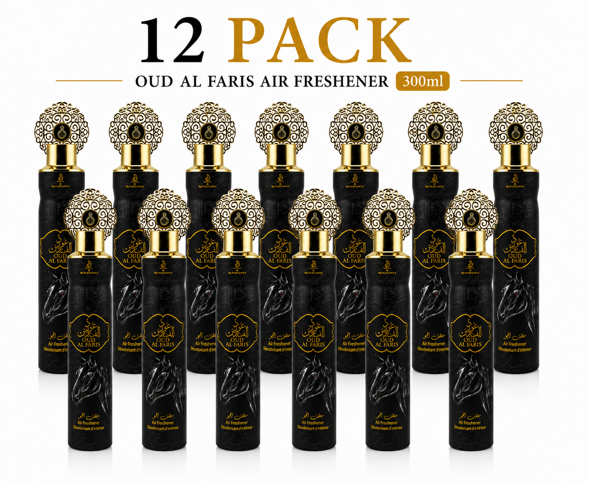 12 x Oud Al Faris Air Freshener Spray 300ml by My Perfumes