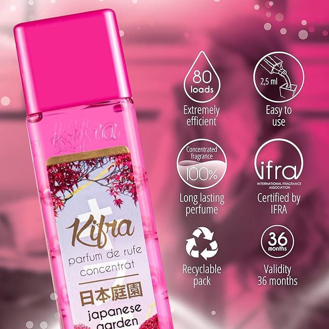 6 x Kifra Japanese Garden Laundry Fragrance – 200ml (80 Washes)