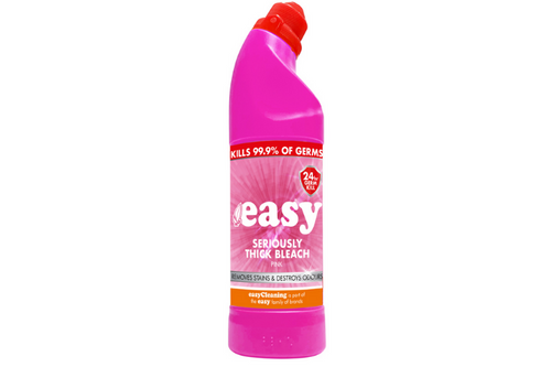  12 x Easy Bleach Premium Pink Coloured 750ml - Premium Quality Tissue Online - Product Image