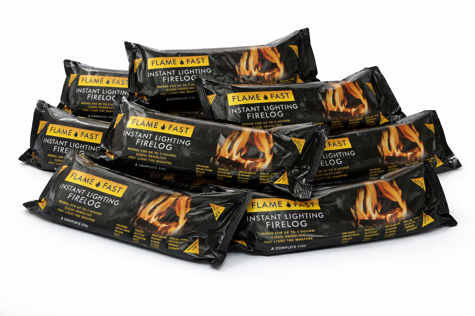 15 x Flamefast Smokeless Instand Lightiing Fire Log