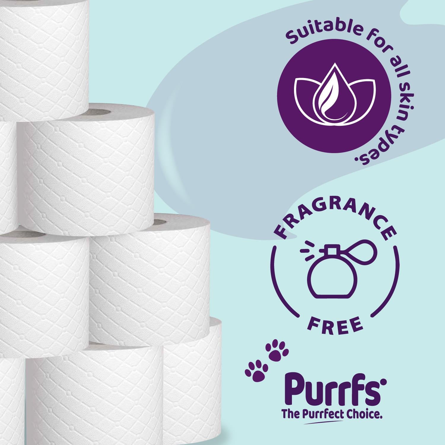 60 Softlux Halloween Luxury 3 Ply Quilted Toilet Rolls| Extra Soft & Strong Premium Toilet Tissue