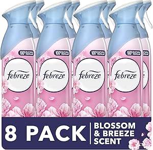 8 x Febreze Air Freshener Blossom Breeze 185ml