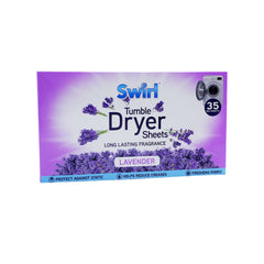 20 x Swirl Tumble Dryer 35 Sheet Lavender (64p each)