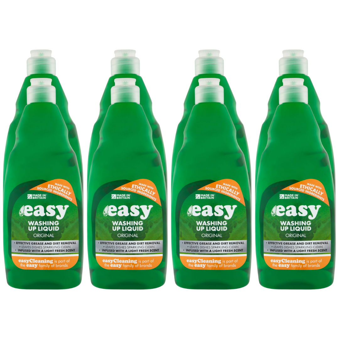 8 x Easy Washing Up Liquid Original 500ml