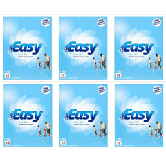 6 x Easy Laundry Powder 13w Non Bio 884g