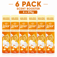 6 x Lenor In-Wash Scent Booster Gold Orchid 275g – Long Lasting Laundry Fragrance Beads
