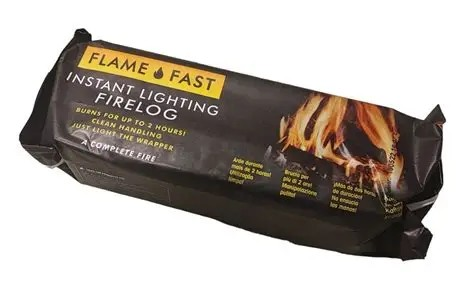 15 x Flamefast Smokeless Instand Lightiing Fire Log
