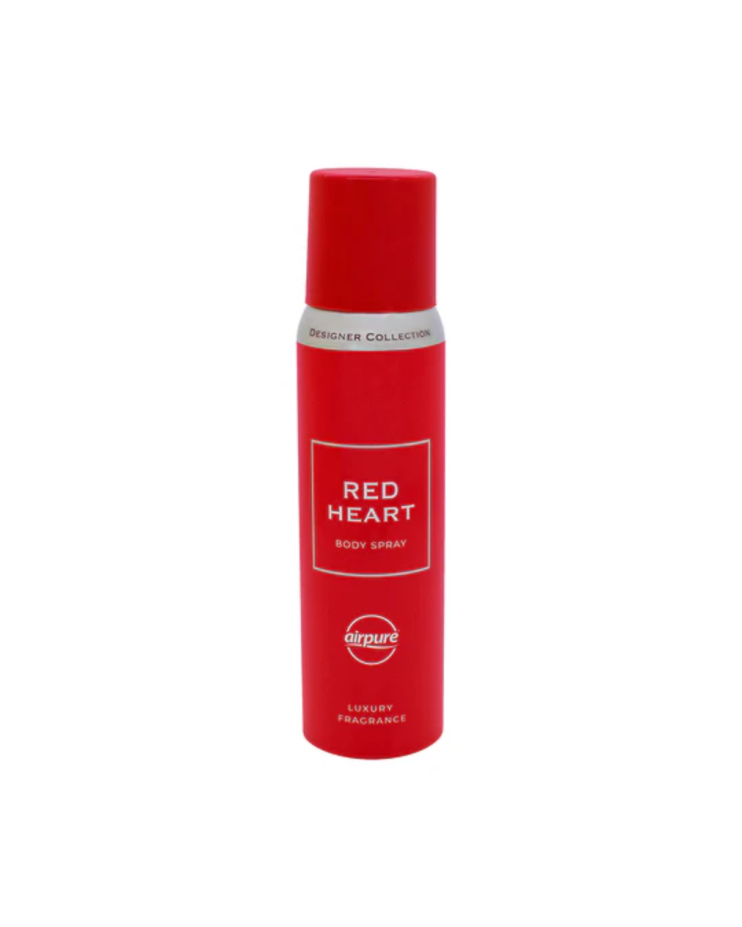 48 x Airpure Designer Collection Red Heart Ladies Body Spray 100ml – Warm, Sensual Jasmine, Amber & Cedarwood Fragrance