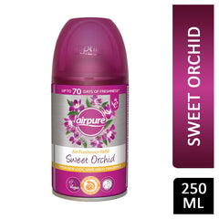 12 x Airpure Air Freshener Auto Refill 250ml Sweet Orchid