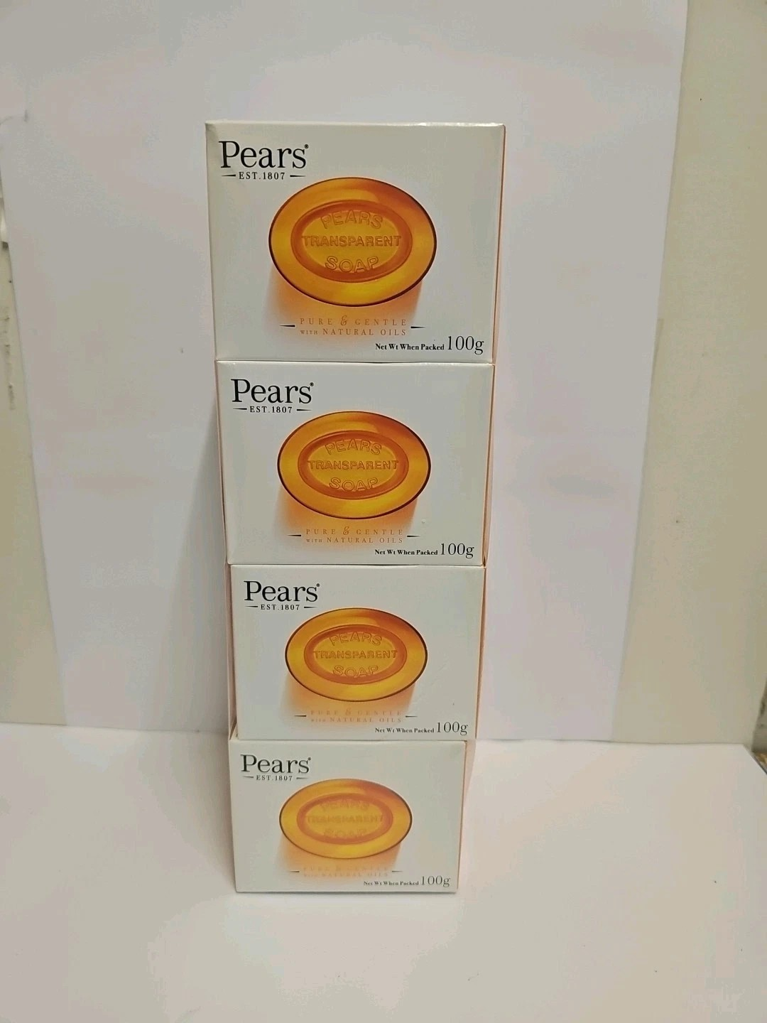 12 x Pears Pure & Gentle Transparent Soap 100g