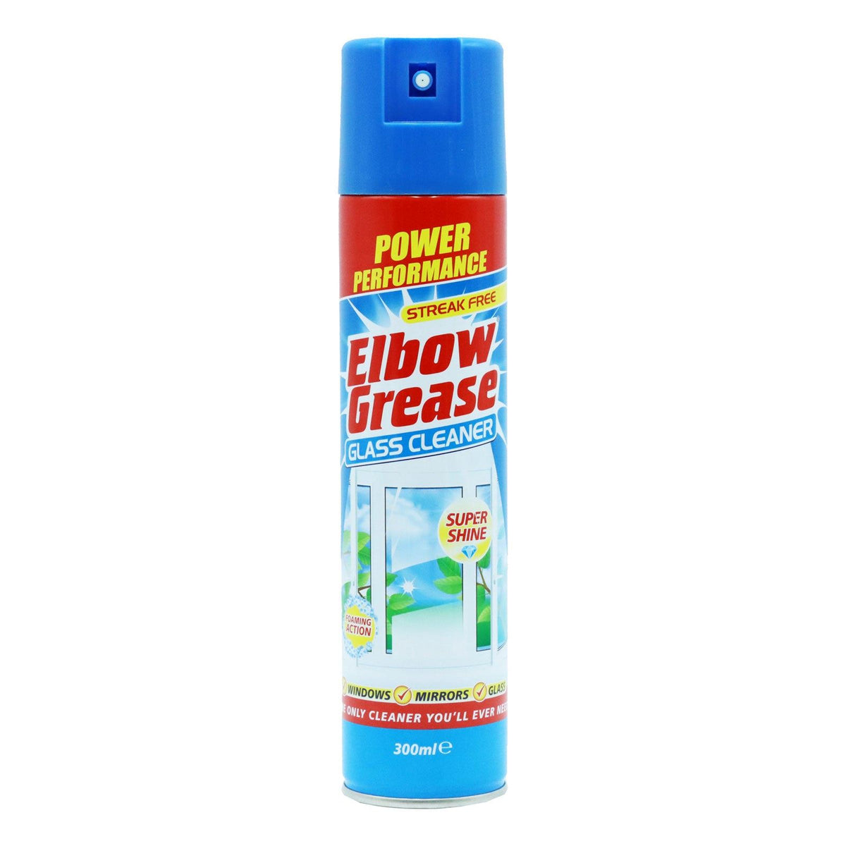 12 X Elbow Grease Glass Cleaner 300ml- EG274 (69P each)