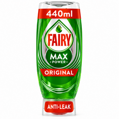 8 x Fairy Max Power Washing Up Liquid Original 440ml