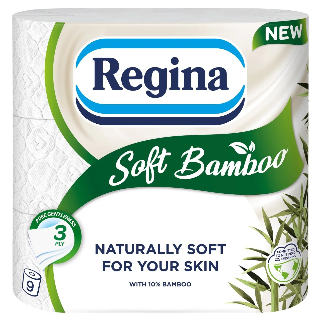 45 Rolls Regina Bamboo Toilet Rolls (9 Rolls x 5)