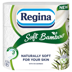 45 Rolls Regina Bamboo Toilet Rolls (9 Rolls x 5)