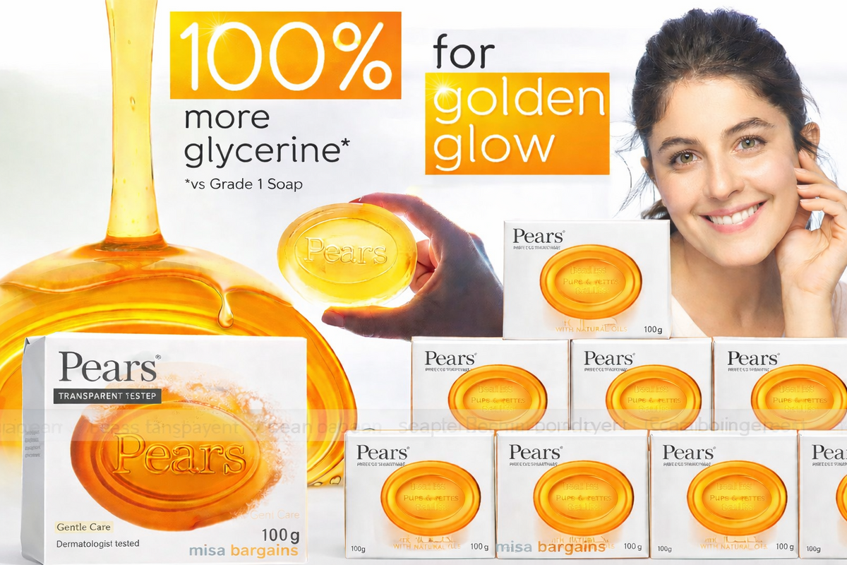 12 x Pears Pure & Gentle Transparent Soap 100g