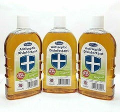 12 x DR JOHNSONS ANTISEPTIC DISINFECTANT KILL 99.9% 500ml HOUSEHOLD