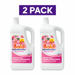 2 × Bold Professional Liquid Pink Blossom – 4.95 L (110 Washes Each) – Bulk Pack Laundry Detergent