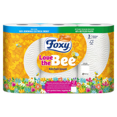 15 FOXY LOVE THE BEE KITCHEN ROLL 2ply FSC®