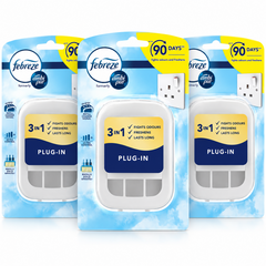 3 x Febreze Ambi Pur 3Volution Plug-In Air Freshener Device Only – For 3Volution Refills