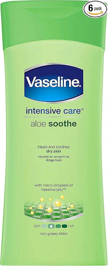6 x Vaseline Aloe Soothe Lotion 400ml (£2.08each)