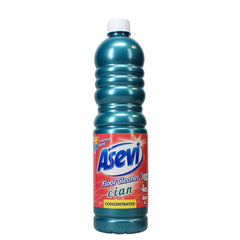 12 x Asevi Floor Cleaner Concentrated Cian 1L