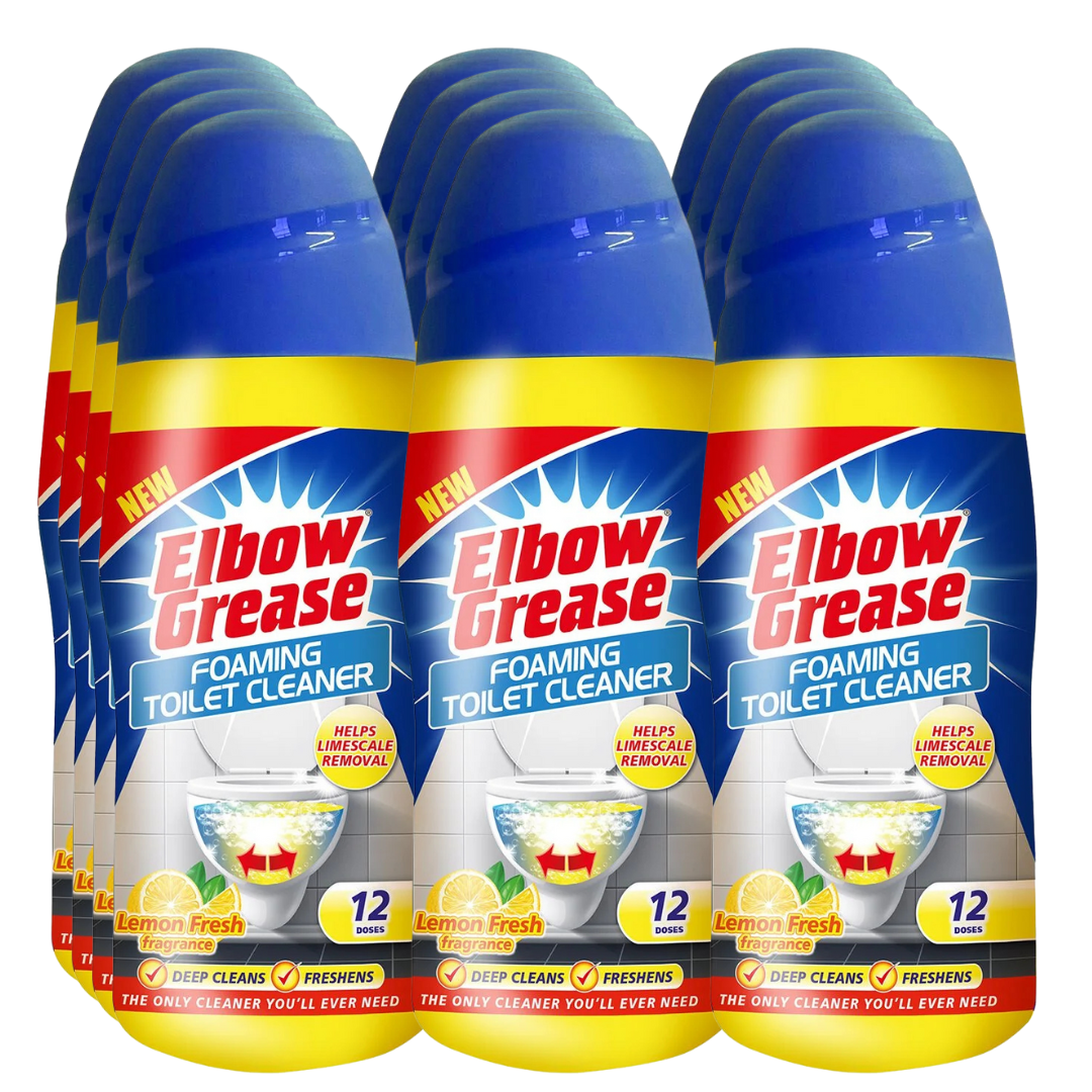 Elbow Grease Foaming Toilet Cleaner Lemon 500g - Case Of 12