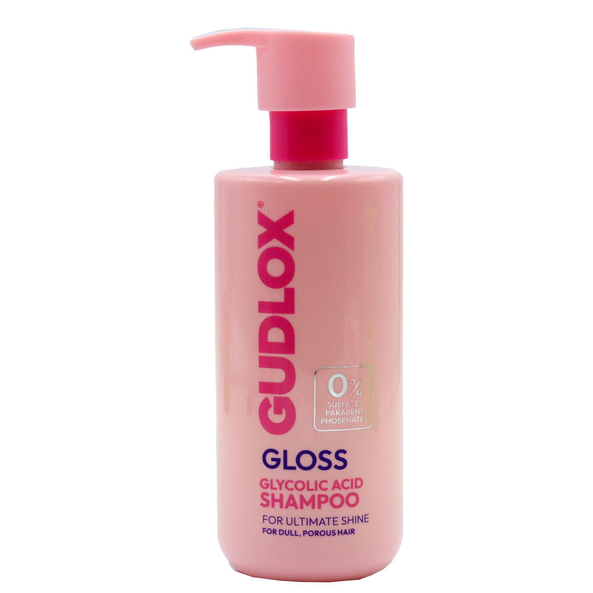 12 x Gudlox Gloss Glycolic Acid Sulphate-Free Shampoo 400ml