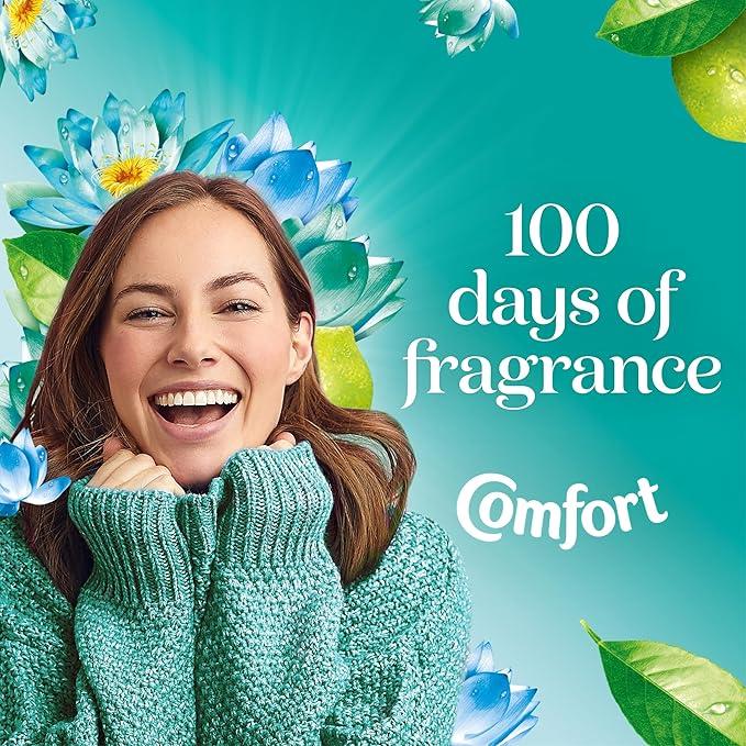6 X Comfort Creations Fabric Conditioner Waterlily & Lime 30 Washes 900ml