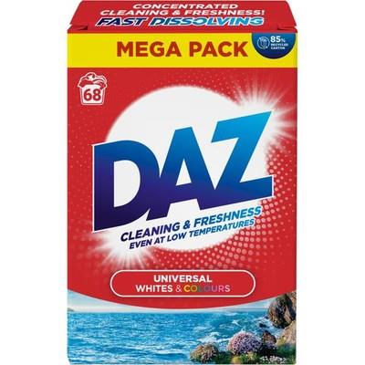 3 x Daz Laundry Powder Detergent 68 Washes 3.4kg – Whites & Colours Washing Powder