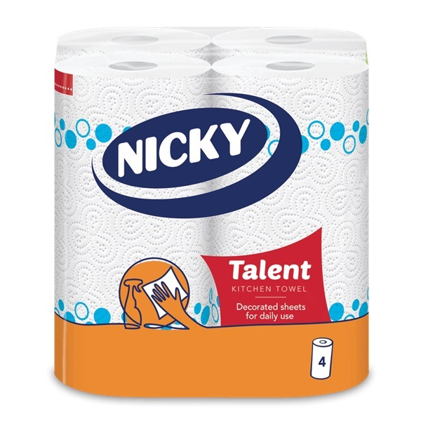 Nicky Talent Kitchen Towels 2Ply (4x6)