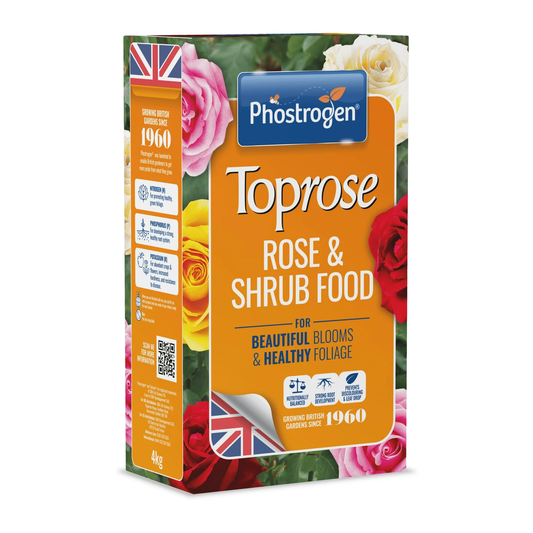 Toprose Rose & Shrub Feed 4kg x 4