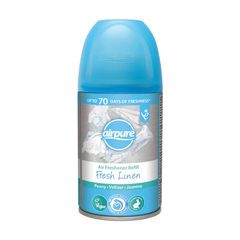 12 x Airpure Air Freshener Auto Refill 250ml Linen