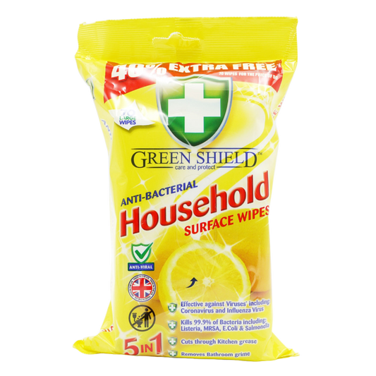 Green Shield Anti-Surface Household 70 Wipes 12 Packs
