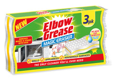 Elbow Grease Sponge Eraser 3pk - Case Of 20