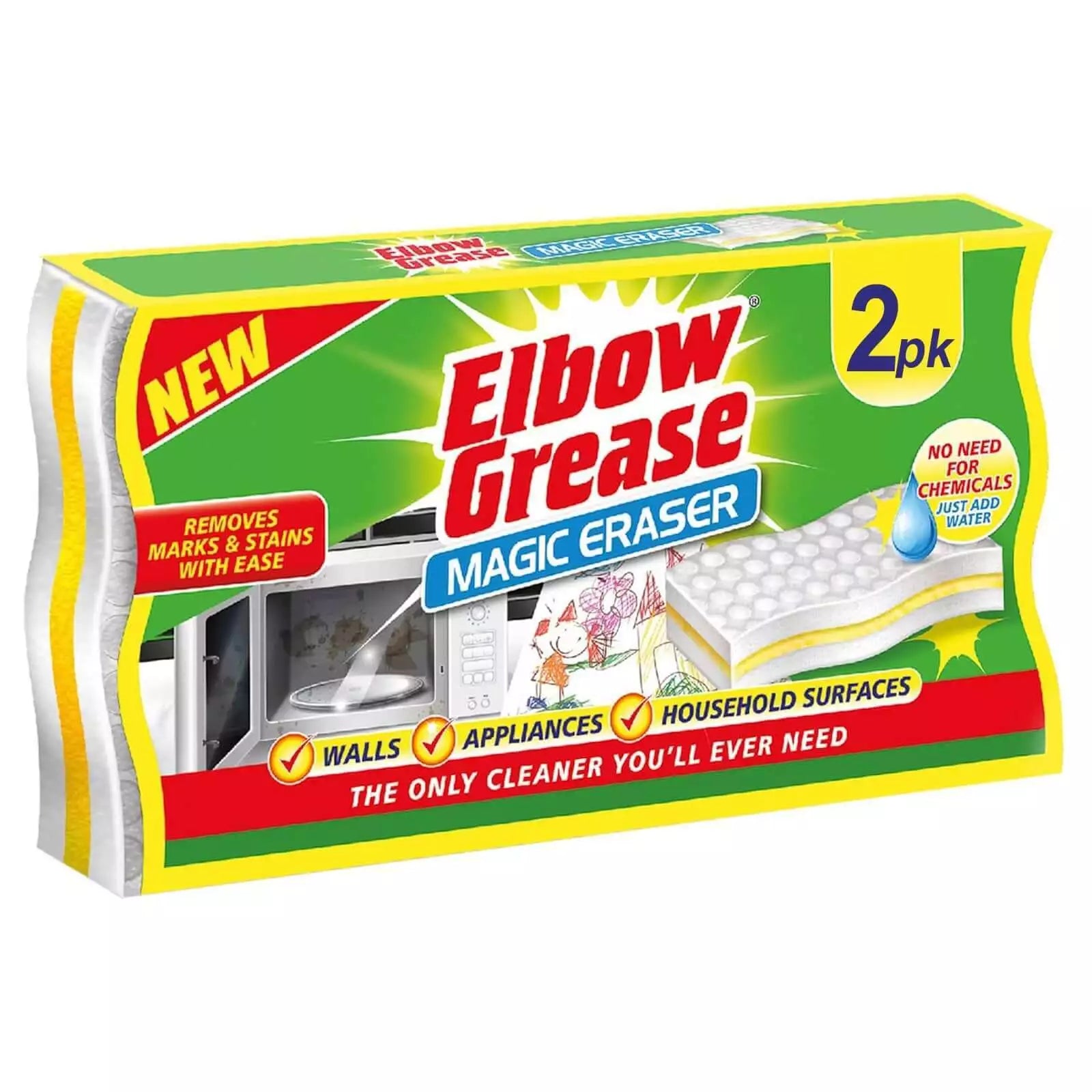 Elbow Grease Magic Eraser - Case Of 20