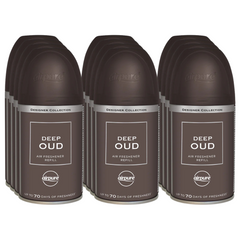 12 x Airpure Designer Collection Refills Deep Oud 250ml (Compatible with Airpure and AirWick Machines)