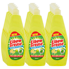 Elbow Grease Washing Up Liquid Lemon 600ml - Case of 12