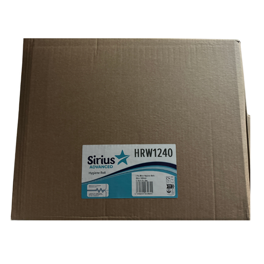 Sirius Professional Hygiene Roll White 40M x 500mm LE x 12 Rolls