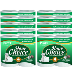 Your Choice 2 Ply Toilet Rolls – Coconut Scented, 40 Rolls (10 x 4 Pack)
